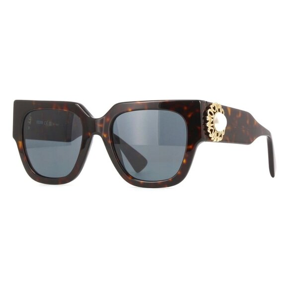 New MOSCHINO Havana Square MOS153/S 086IR Sunglasses Women - Picture 1 of 4